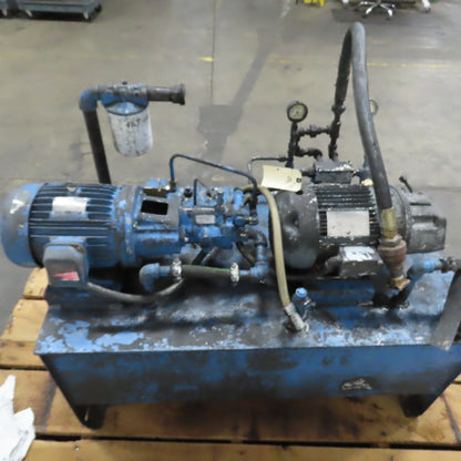 5HP 70 Gallon Hydraulic Power Unit 230/460V 3Ph W/Vickers PVB6-RSY-40-CM-12 Pump