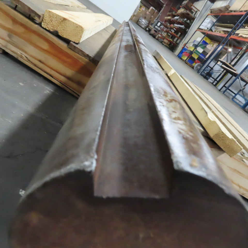 Keyed Steel Drive Shaft 100mm OD x 89" Long (25 x 13mm Keyway)