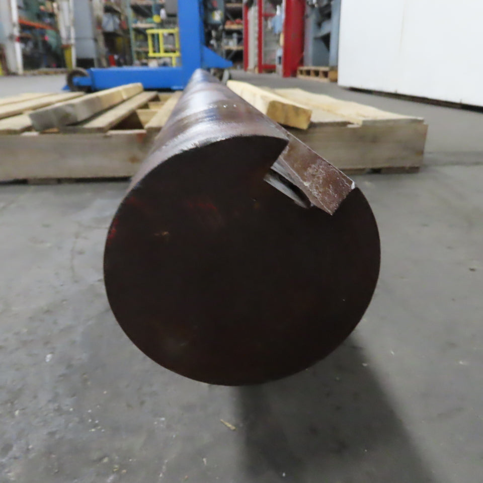 Keyed Steel Drive Shaft 100mm OD x 89" Long (25 x 13mm Keyway)