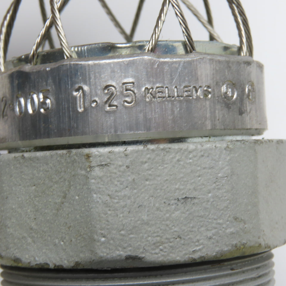 Hubbell Kellems 074-02-005 Deluxe Cord Grip Wire Mesh 1.25" NPT