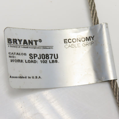 Bryant SPJ087U Wire Pulling Support Grip .87"-1.00" Bundle Diameter