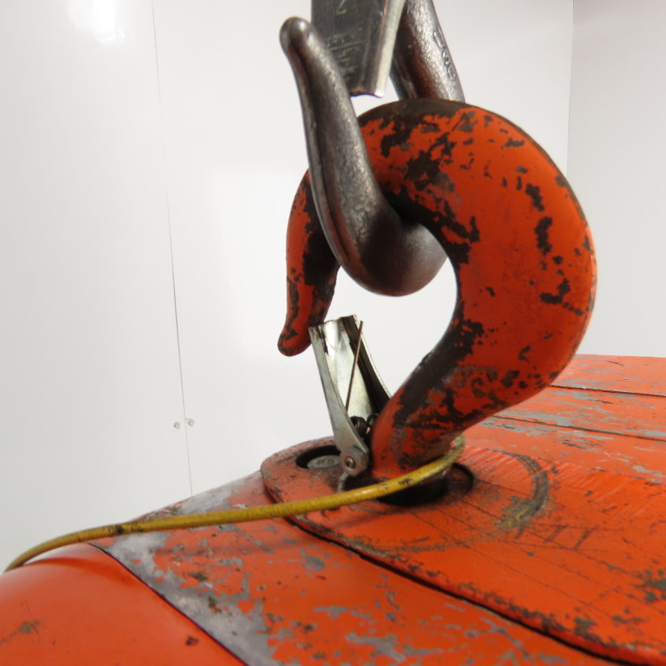 CM Loadstar Model L 1 Ton 2000LB Electric Chain Hoist 18' Lift 16FPM 1Ph 115V