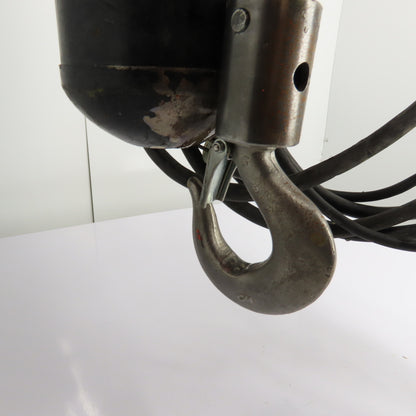 CM Loadstar Model L 1 Ton 2000LB Electric Chain Hoist 18' Lift 16FPM 1Ph 115V