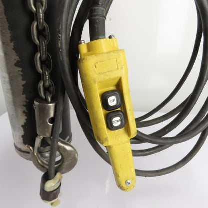 CM Loadstar Model L 1 Ton 2000LB Electric Chain Hoist 20' Lift 16FPM 1Ph 115V