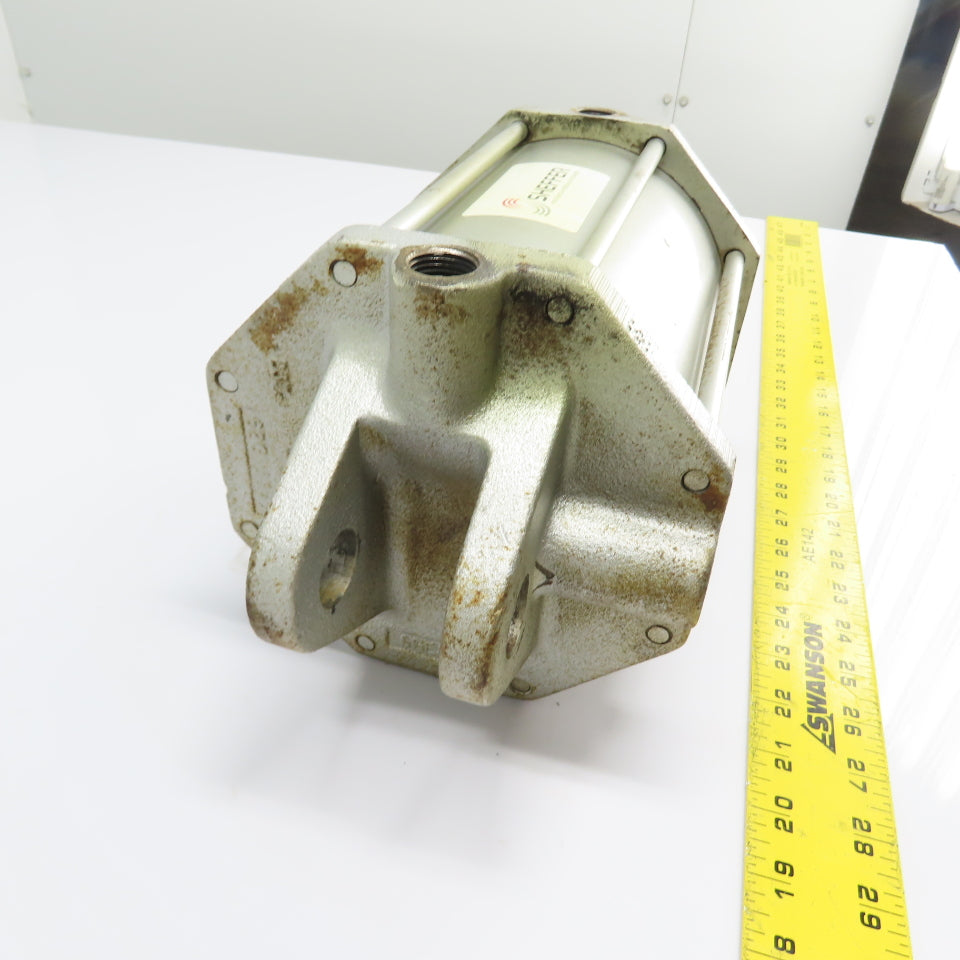 Sheffer 6" Bore 6" Stroke Tie-Rod Pneumatic Air Cylinder