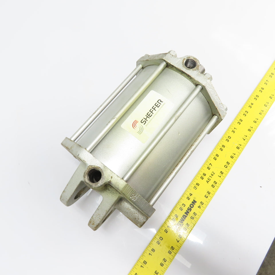 Sheffer 6" Bore 6" Stroke Tie-Rod Pneumatic Air Cylinder