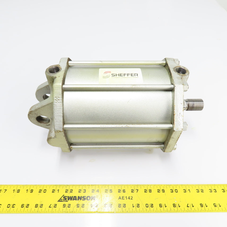 Sheffer 6" Bore 6" Stroke Tie-Rod Pneumatic Air Cylinder