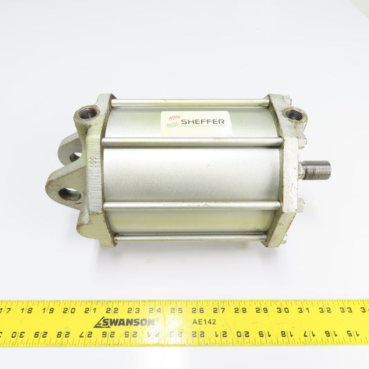 Sheffer 6" Bore 6" Stroke Tie-Rod Pneumatic Air Cylinder