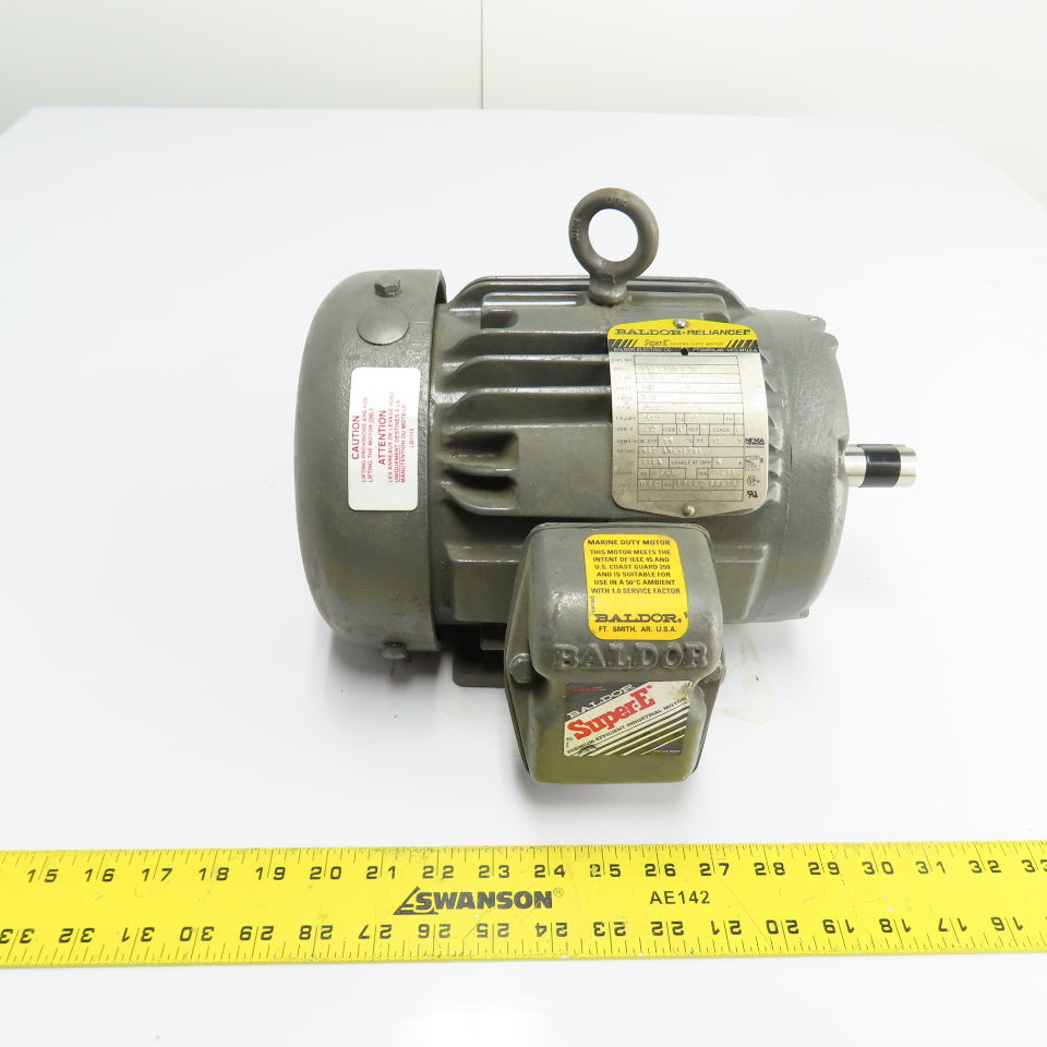 Baldor 05E170X128G1 1.5HP Severe Duty Electric Motor 230V 3Ph 3500RPM 143T