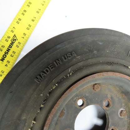 Mitco Solid Press-On Forklift Tire 16" OD x 5" W x 3-3/8" Bore W/ 5-Hole Rim
