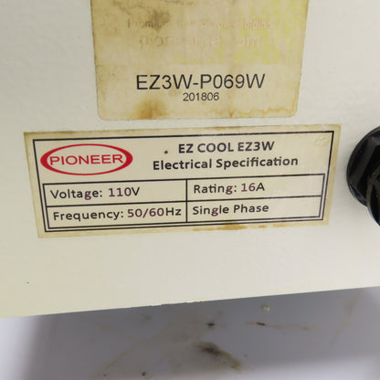Pioneer EZ Cool EZ3W ezShrink Shrink Cooling Unit 110V 1Ph