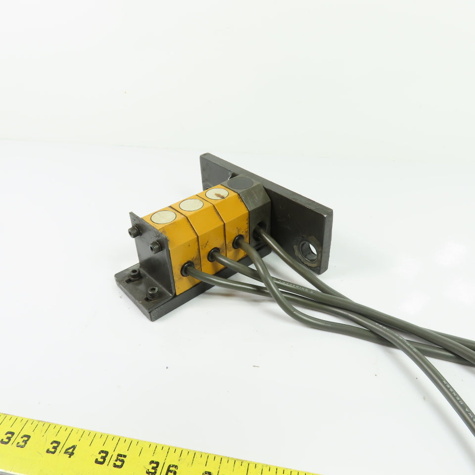 Omron TL-T5E1-7 Proximity Switches W/ Steel Bracket 12-24VDC Lot of 3