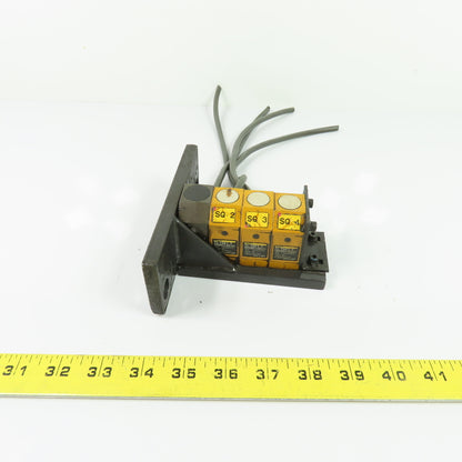 Omron TL-T5E1-7 Proximity Switches W/ Steel Bracket 12-24VDC Lot of 3