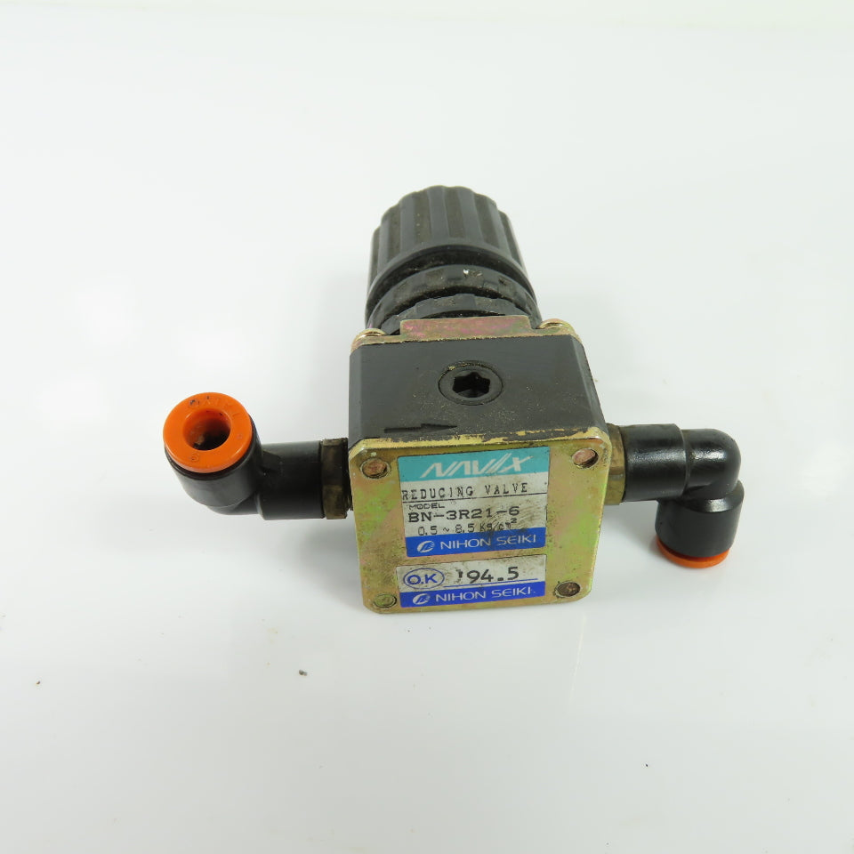 Nihon Seiki BN-3R21-6 Navix Reducing Valve Pressure Regulator 0.5-8.5 kg/cm2