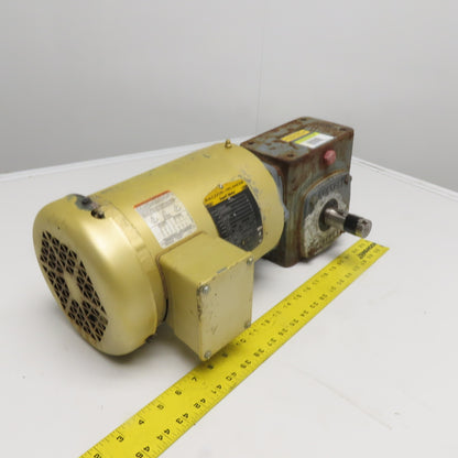 Boston Gear 724-30K-B7-J1-R0 1HP Gear Motor 1760RPM 230/460V 3Ph 30:1 Ratio