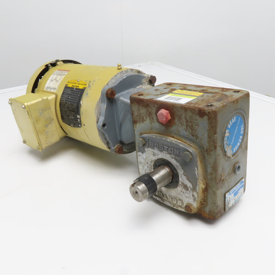 Boston Gear 724-30K-B7-J1-R0 1HP Gear Motor 1760RPM 230/460V 3Ph 30:1 Ratio