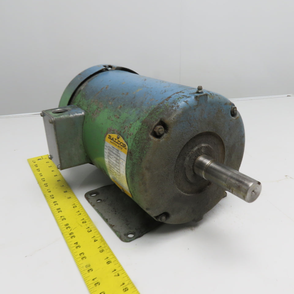 Baldor M3615T 5HP Electric Motor 208-230/460V 3Ph 1725RPM 184T Frame