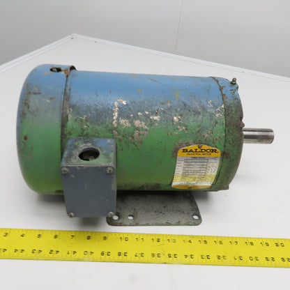 Baldor M3615T 5HP Electric Motor 208-230/460V 3Ph 1725RPM 184T Frame