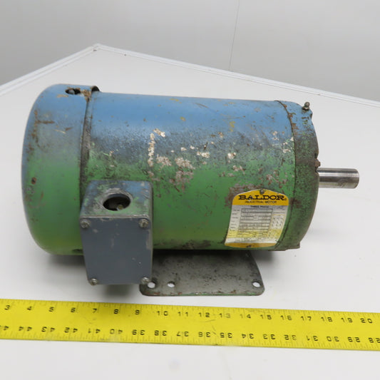 Baldor M3615T 5HP Electric Motor 208-230/460V 3Ph 1725RPM 184T Frame