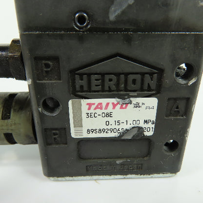 Taiyo / Herion 3EC-08E Pneumatic Solenoid Valve 0.15-1.00 MPa AC100V