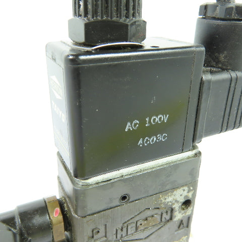 Taiyo-Herion 3EC-8E Pneumatic Solenoid Valve 100VAC 0.15-1.0MPa
