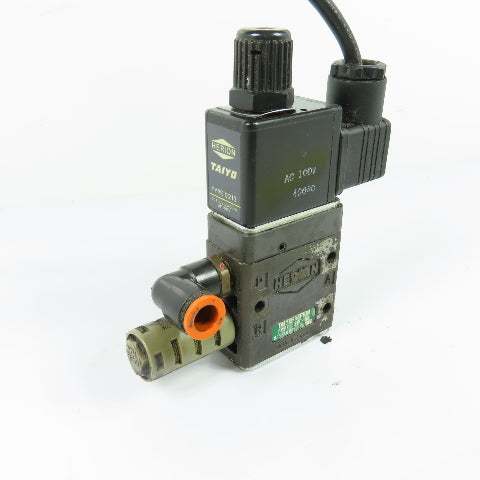 Taiyo-Herion 3EC-8E Pneumatic Solenoid Valve 100VAC 0.15-1.0MPa