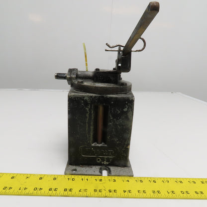 Bijur Lubricating Co PJD-R Manual One-Shot Lubricator Pump