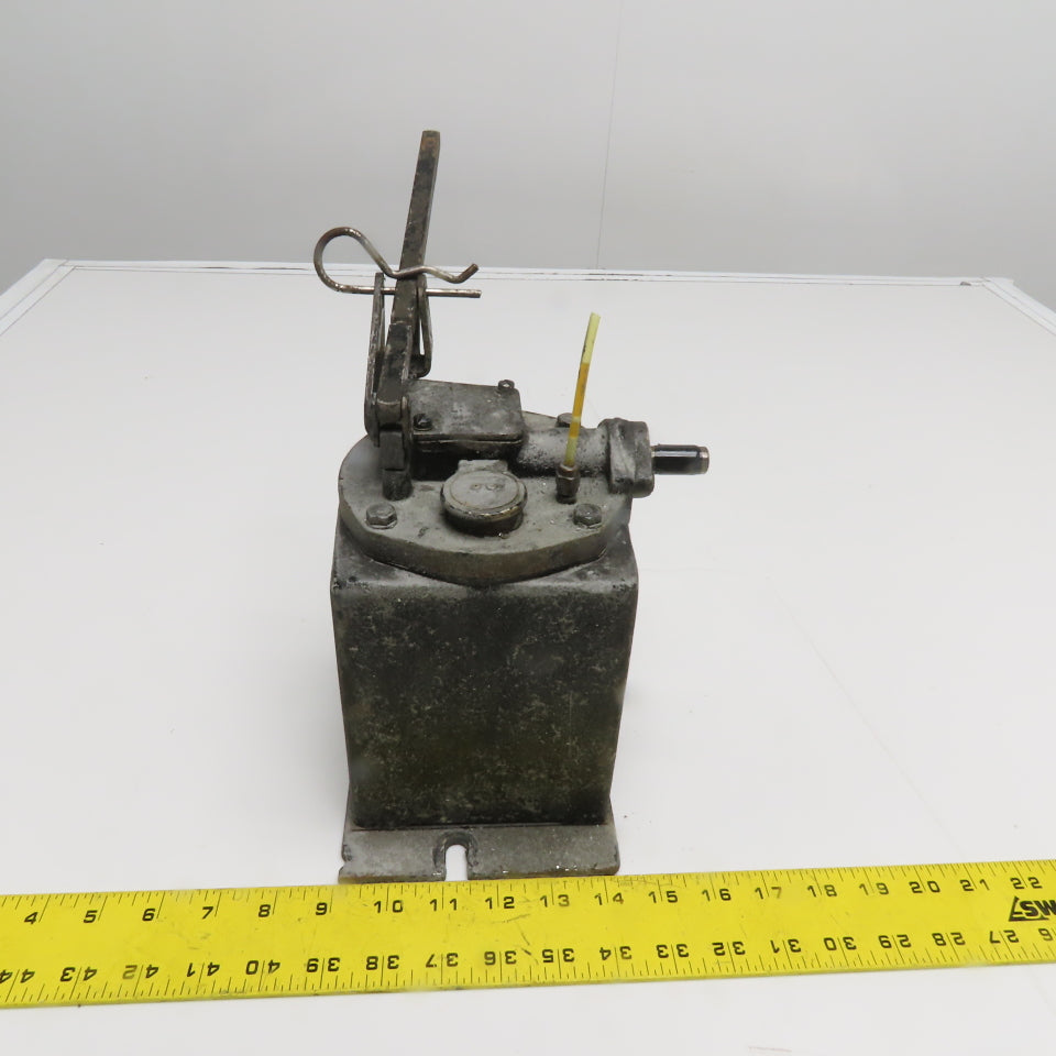 Bijur Lubricating Co PJD-R Manual One-Shot Lubricator Pump