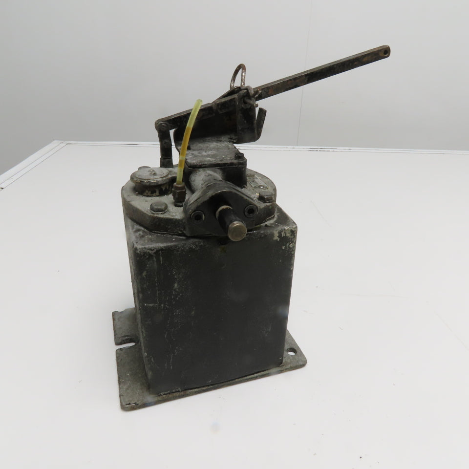 Bijur Lubricating Co PJD-R Manual One-Shot Lubricator Pump