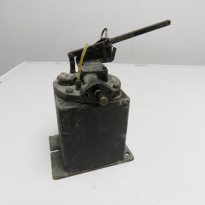 Bijur Lubricating Co PJD-R Manual One-Shot Lubricator Pump