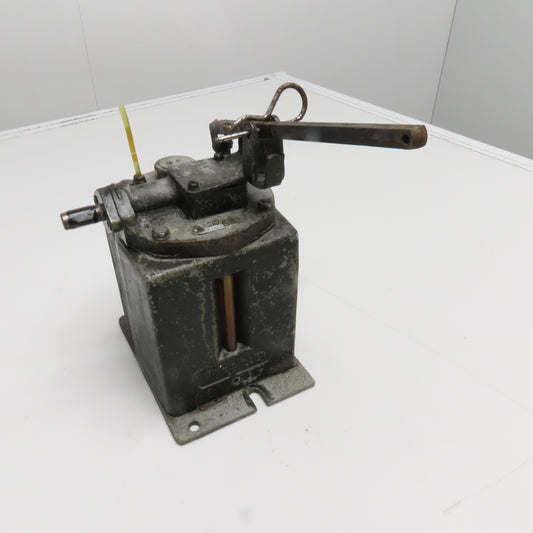 Bijur Lubricating Co PJD-R Manual One-Shot Lubricator Pump
