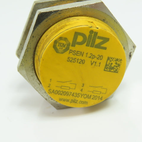 Pilz 525120 PSEN 1.2p-20 Safety Proximity Magnetic Switch 4-Pin Connector