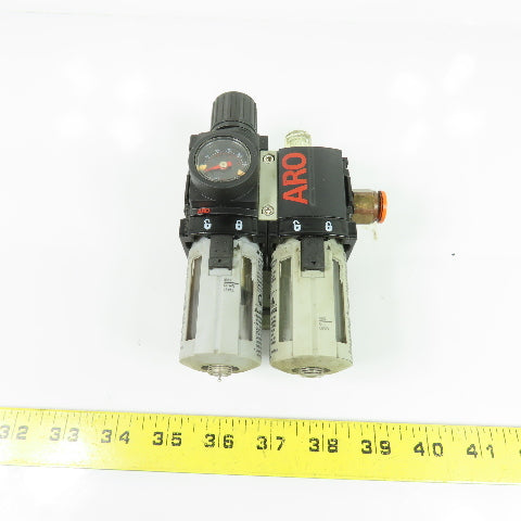 ARO C38121-600 Pneumatic Air Lubricator Filter Regulator 1/4" NPT