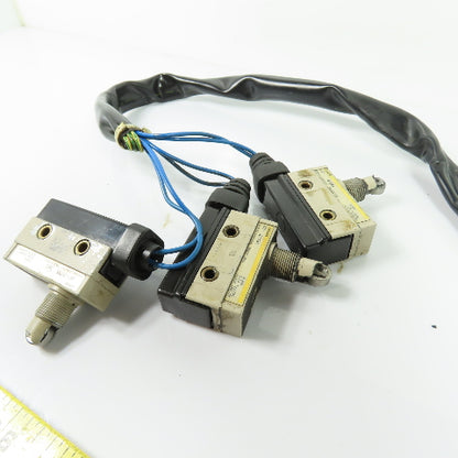 Omron ZC-Q2255 Limit Switches A300 0.5A 125VDC 0.25A 250VDC Lot of 3