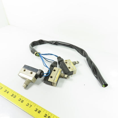 Omron ZC-Q2255 Limit Switches A300 0.5A 125VDC 0.25A 250VDC Lot of 3