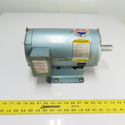Baldor M3212T 5HP AC Electric Motor 208-230/460V 3Ph 182T Frame 3450RPM
