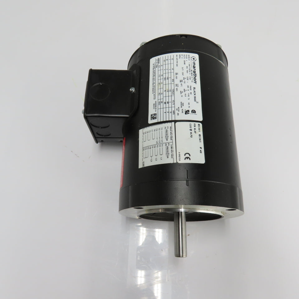 Marathon 56H17T5301B 1/2HP Inverter Duty Electric Motor 460V 3Ph 1735RPM 56C