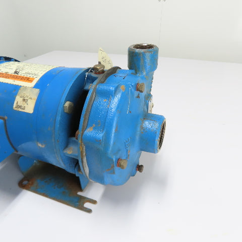 Goulds 1BF21034 1HP Centrifugal Pump 1x1-1/4-5 230/460V 3Ph 3450RPM 4-9/16" Imp.