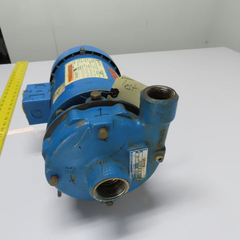 Goulds 1BF21034 1HP Centrifugal Pump 1x1-1/4-5 230/460V 3Ph 3450RPM 4-9/16" Imp.