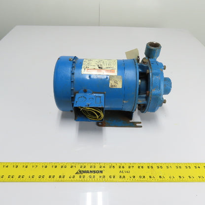 Goulds 1BF21034 1HP Centrifugal Pump 1x1-1/4-5 230/460V 3Ph 3450RPM 4-9/16" Imp.