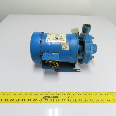Goulds 1BF21034 1HP Centrifugal Pump 1x1-1/4-5 230/460V 3Ph 3450RPM 4-9/16" Imp.