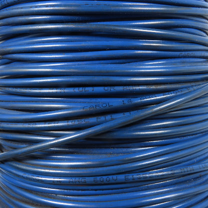 Carol E135234 14 AWG MTW Hook Up Wire 600V Blue 400'