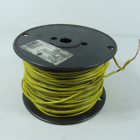 653097 16 AWG 1015 Hook Up Wire 600V Yellow 500' Spool