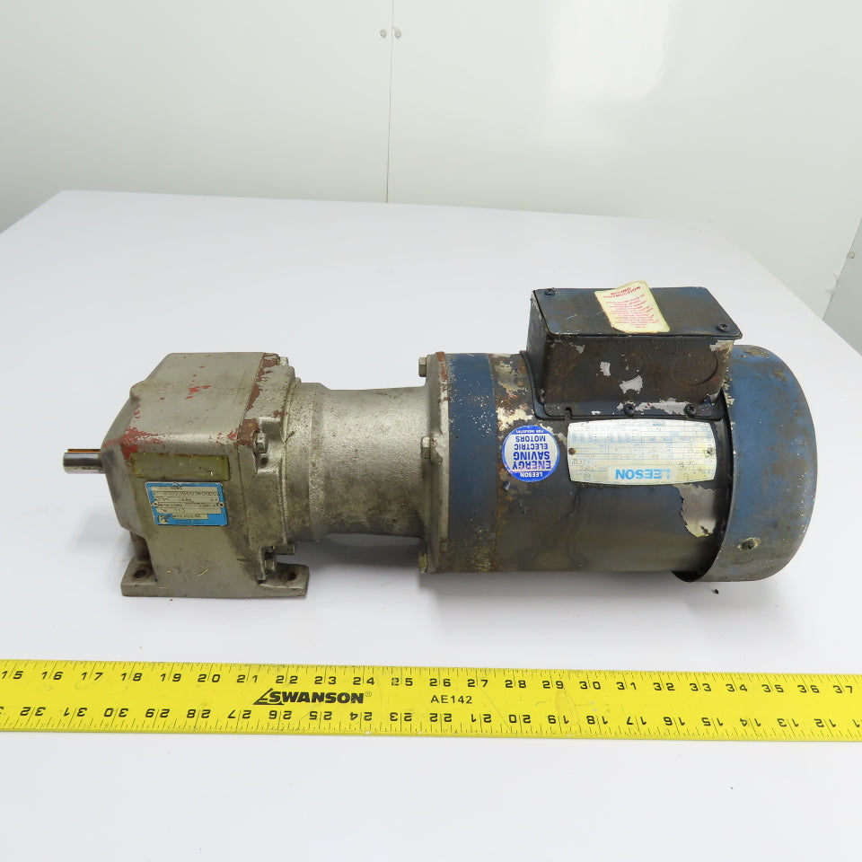 Nord 172 N56C 1.5HP Inline Gear Motor 14.84:1 Ratio 113RPM 230/460V 3Ph 752IN-LB