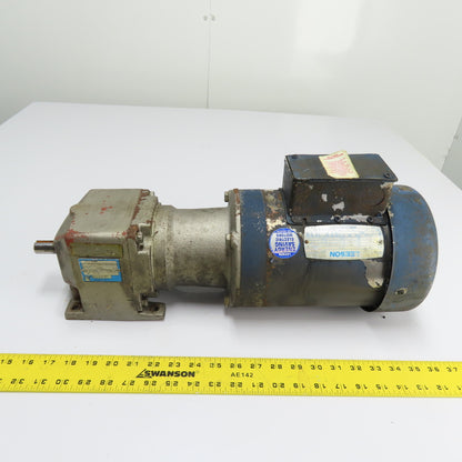 Nord 172 N56C 1.5HP Inline Gear Motor 14.84:1 Ratio 113RPM 230/460V 3Ph 752IN-LB