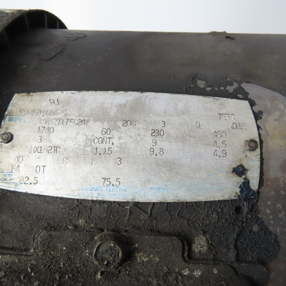 Nord SK 773 N180TC 3HP Gear Motor 57.73:1 Ratio 30 RPM 7655 In-Lb 230/460V 3Ph