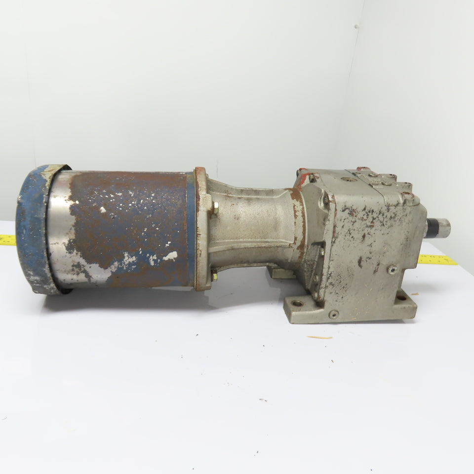 Nord SK 773 N180TC 3HP Gear Motor 57.73:1 Ratio 30 RPM 7655 In-Lb 230/460V 3Ph