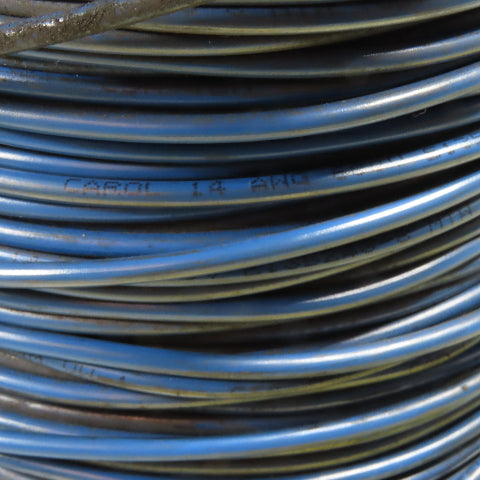 Carol 14 AWG 600V MTW 1000V TEW Blue CU Strand Electrical Wire 480'