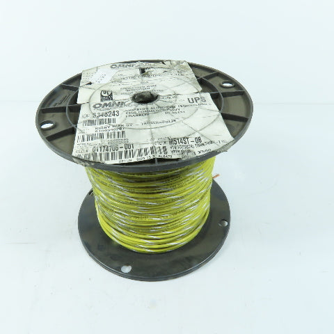 Omni Cable M514ST-08 Yellow/White 14 AWG 19STR CU 600V THHN/TWHN-2 Wire 400'