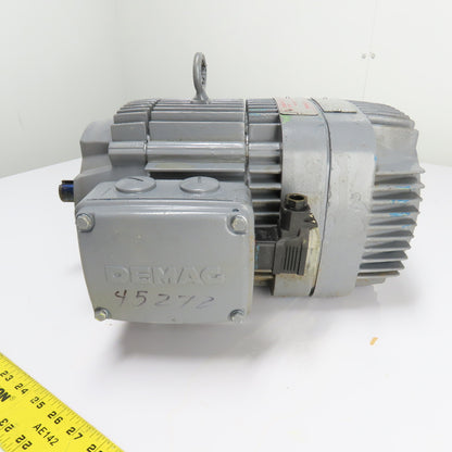 Demag KBA 112 A 4 4.6HP Crane Brake Motor 230/460V 3Ph 1715RPM 112 Frame Tested